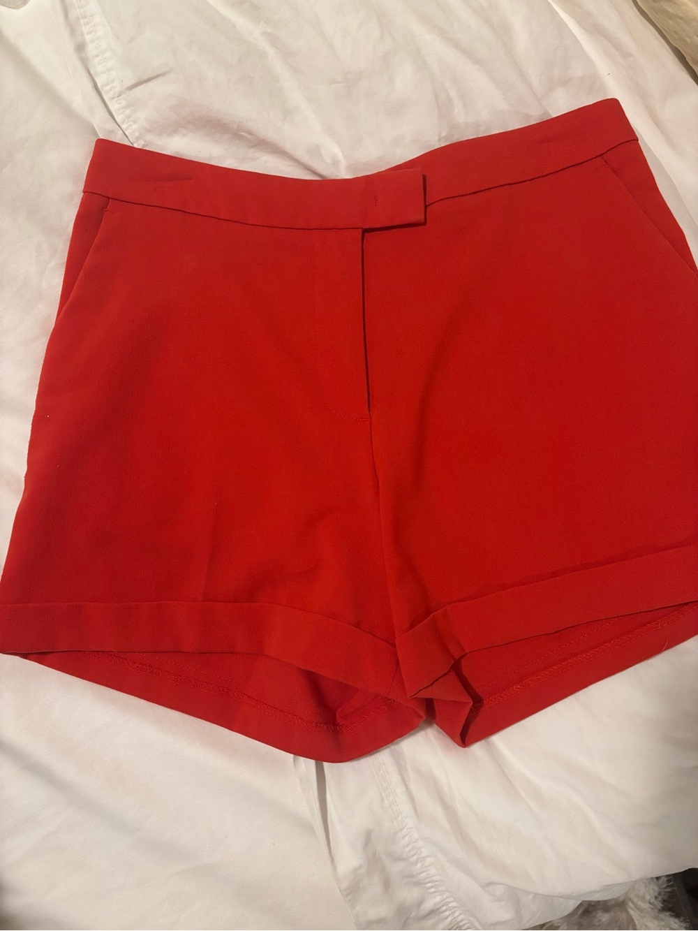 Red shorts
